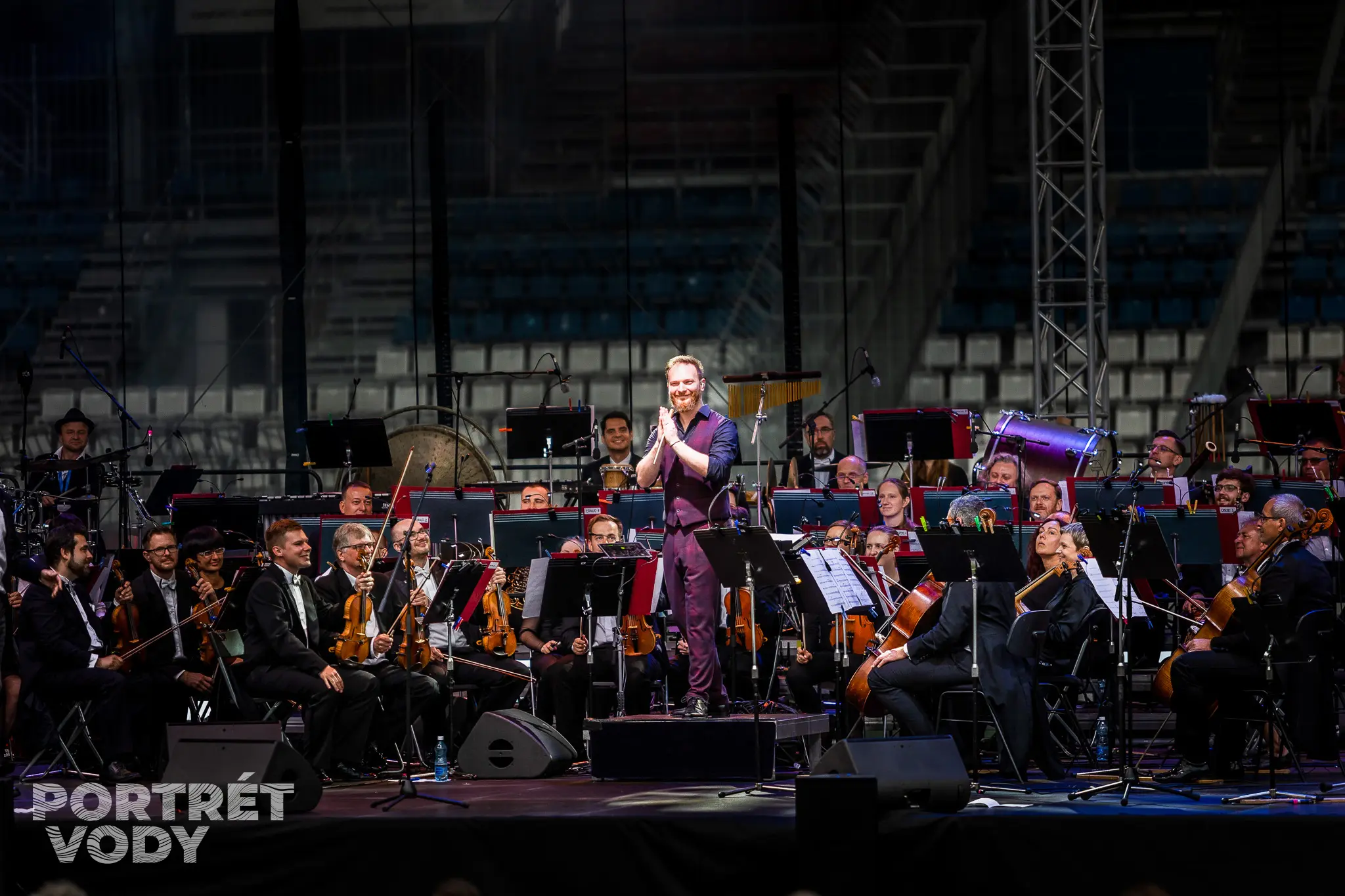 With Moravian Philharmonic Olomouc / Photo: Daniel Schulz